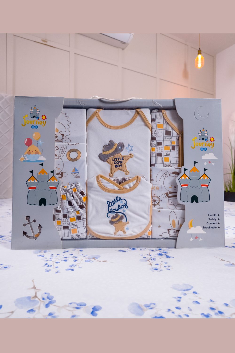 Premium Cowboy-Themed Baby Gift Set from the 'Journey' Collection
